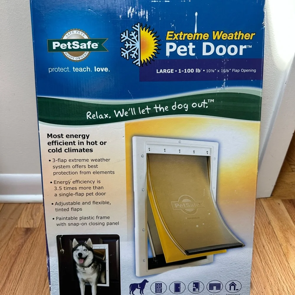Petsafe extreme weather petdoor for lg animals 1-100lbs